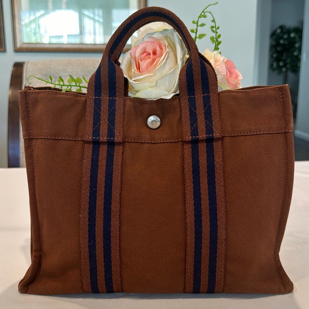 Authentic Hermes small tote bag